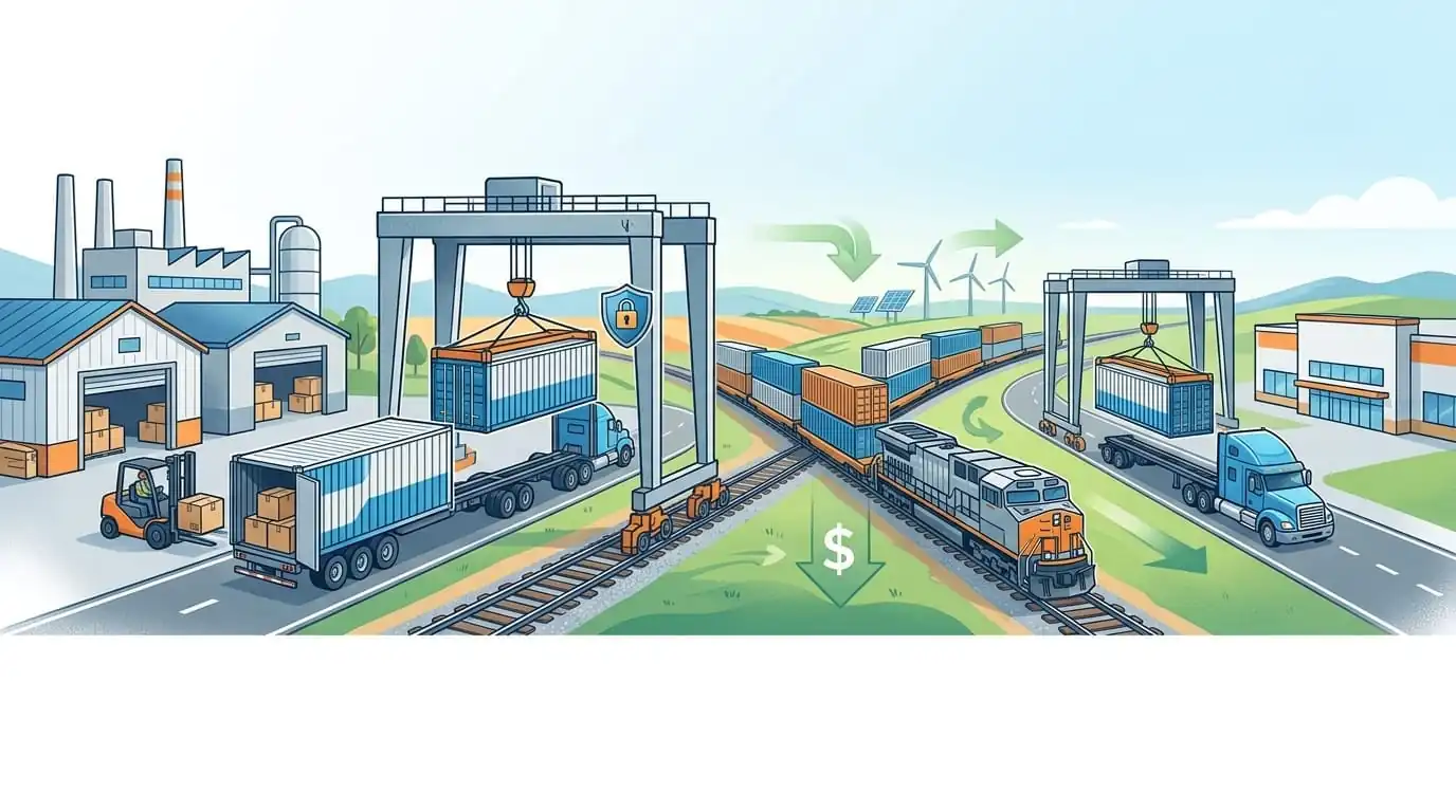 Intermodal: El secreto para envíos más baratos y seguros